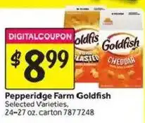 Stop&Shop Pepperidge Farm Goldfish offer