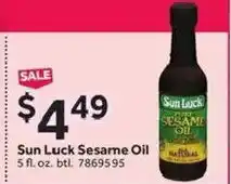 Stop&Shop Sun Luck Sesame Oil offer