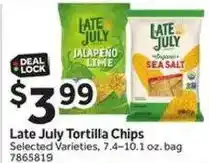 Stop&Shop Late July Tortilla Chips offer