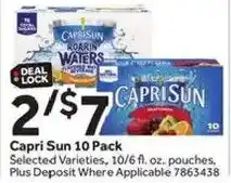 Stop&Shop Capri Sun offer