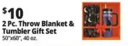 Ocean State Job Lot Throw Blanket & Tumbler Gift Set offer