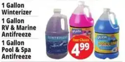 Ocean State Job Lot Splash winterizer, rv & marine antifreeze, pool & spa antifreeze offer