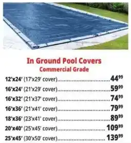 Ocean State Job Lot In Ground Pool Covers Commercial Grade offer
