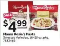 Stop&Shop Mama Rosie's Pasta offer