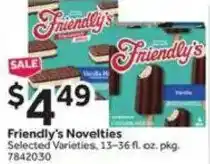 Stop&Shop Friendly's Novelties offer