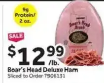 Stop&Shop Boar's Head Deluxe Ham offer
