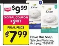 Stop&Shop Dove bar soap offer