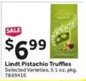 Stop&Shop Lindt Pistachio Truffles offer