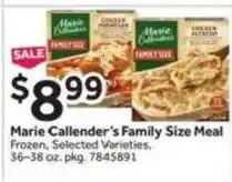 Stop&Shop Marie Callender's Family Size Meal offer