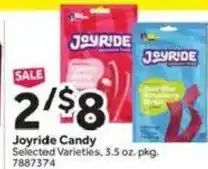 Stop&Shop Joyride Candy offer