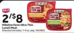 Stop&Shop Hillshire Farm Ultra Thin Lunch Meat offer