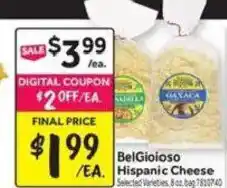 Stop&Shop BelGioioso Hispanic Cheese offer