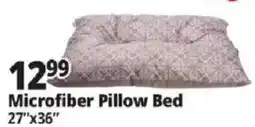 Ocean State Job Lot Microfiber Pillow Bed offer