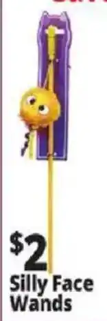 Ocean State Job Lot Silly Face Wands offer