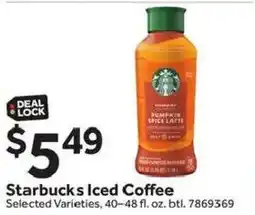 Stop&Shop Starbucks iced coffee offer