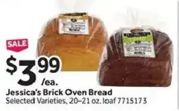 Stop&Shop Jessica's Brick Oven Bread offer