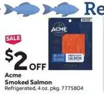 Stop&Shop Acme Smoked Salmon offer