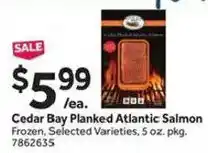 Stop&Shop Cedar Bay Planked Atlantic Salmon offer