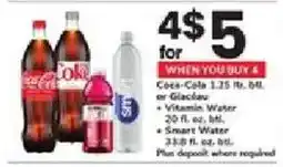 ACME Coca-Cola or Glacé Water or Vitamin Water or Smart Water offer