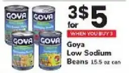 ACME Goya Low Sodium Beans offer