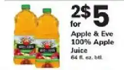 ACME Apple & Eve 100% Apple Juice offer