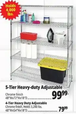 Ocean State Job Lot 5-Tier Heavy-duty Adjustable offer