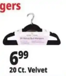 Ocean State Job Lot Kroger 20 Velvet Suit Hangers offer