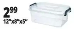 Ocean State Job Lot Clear plastic storage container offer