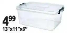 Ocean State Job Lot Clear plastic storage container offer