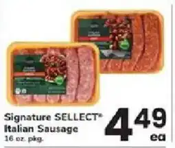 ACME Signature Select Italian Sausage offer