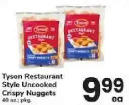 ACME Tyson Restaurant Style Uncooked Crispy Nuggets offer