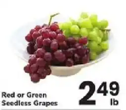 ACME Red or Green Seedless Grapes offer