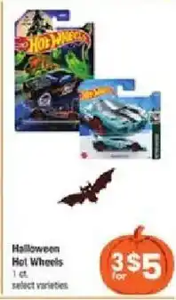 Shaw's Halloween Hot Wheels offer