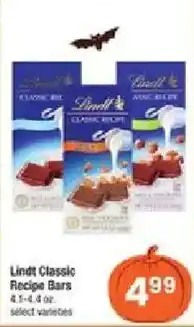 Shaw's Lindt Classic Recipe Bars offer