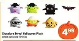 Shaw's Signature Select Halloween Plush offer