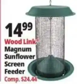 Ocean State Job Lot Wood Link Magnum Sunflower Screen Feeder offer