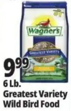 Ocean State Job Lot Wagner's Greatest Variety Wild Bird Food offer