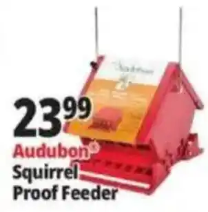 Ocean State Job Lot Audubon squirrel proof feeder offer