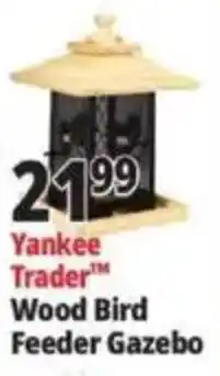 Ocean State Job Lot Yankee Trader Wood Bird Feeder Gazebo offer