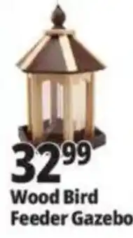 Ocean State Job Lot Wood Bird Feeder Gazebo offer