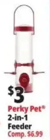 Ocean State Job Lot Perky Pet 2-in-1 Feeder offer
