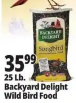 Ocean State Job Lot Backyard Delight Wild Bird Food offer