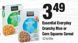 Essential Everyday Crunchy Rice or Corn Squares Cereal