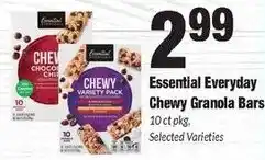 Sentry Essential Everyday Chewy Granola Bars offer