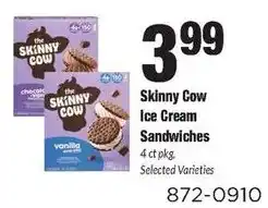Sentry Skinny Cow Ice Cream Sandwiches offer