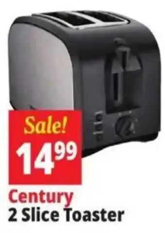 Ocean State Job Lot Century 2 Slice Toaster offer