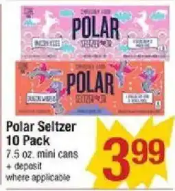 Shaw's Polar Seltzer offer