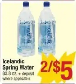 Shaw's Icelandic Spring Water offer