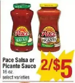 Shaw's Pace Salsa or Picante Sauce offer