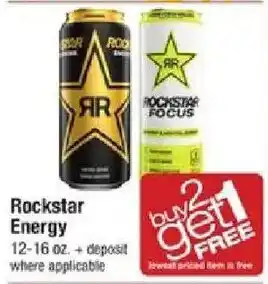 Shaw's Rockstar Energy offer